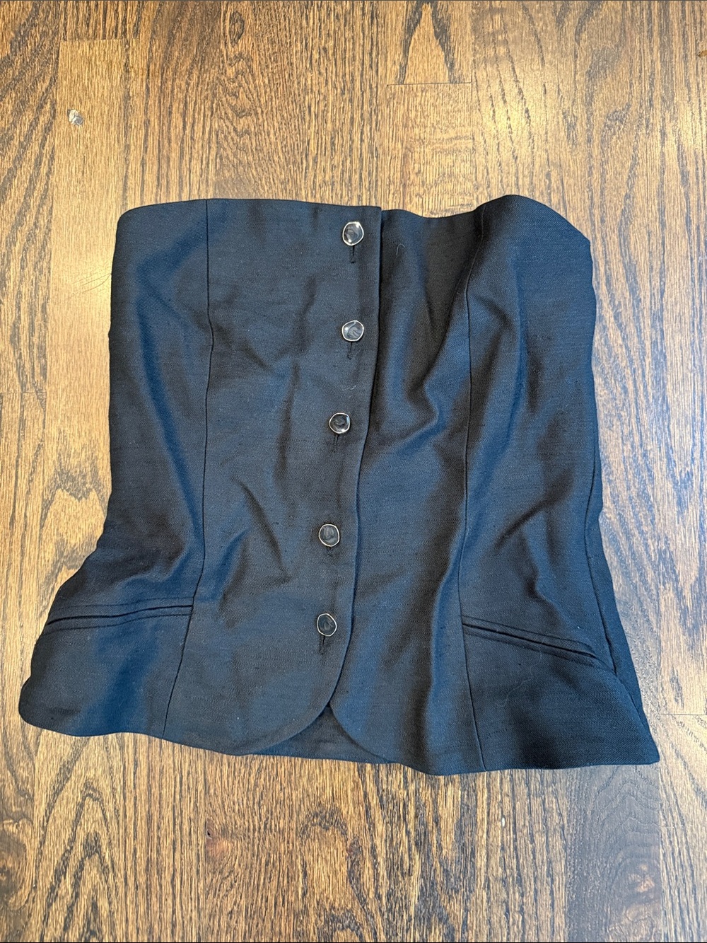 Suzanne top 2 Black Women's Button-Front top 34